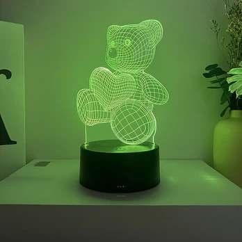 3D iliuzijos lempa,