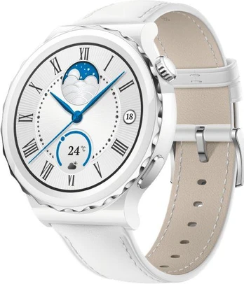 Huawei Watch GT 3 Pro 43 mm odinis dirželis, baltas