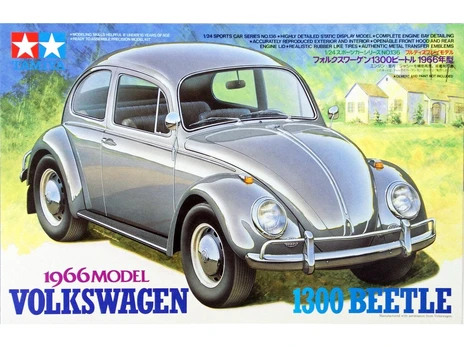 Tamiya - Volkswagen Beetle 1966 Model, 1/24, 24136