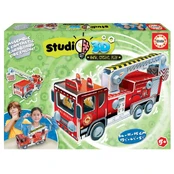 3D dėlionė Educa Fire Engine 19186, 34 cm x 11 cm kaina