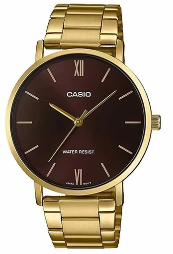 Laikrodis vyrams Casio MINIMAL GOLD - BROWN (Ø 40 mm)