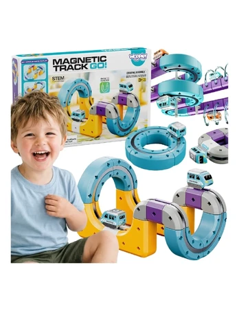 WOOPIE Magnetic Track Construction Set with Attraction Effect 39 pcs.