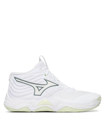Mizuno Batai uždaroms aikštelėms Wave Momentum Elite Mid V1GC2517 Balta