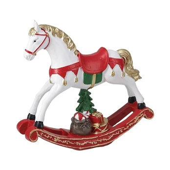 Christmas decoration Rocking Horse. 17 cm