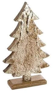 Figūrėlė, "Eglutė", 16 cm, ruda/aukso