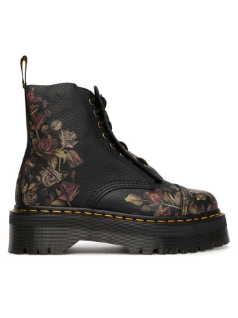 Žygio batai Dr. Martens Sinclair Decayed Roses Tumbled Nappa DM32050001 Juoda
