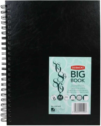 Derwent - Wiro Sketch Book, A4 Baltas Paper