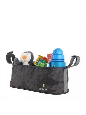 Vežimėlio krepšys LittleLife, pilka