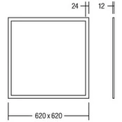 BRUMBERG Ailis LED panelė opal 3000K DALI