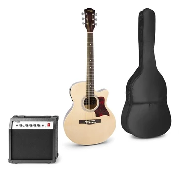 Elektrinės akustinės gitaros rinkinys Pack natural Max ShowKit