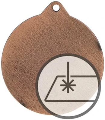 Detal Medal su grawerem na laminacie
