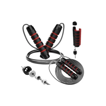 Lean Toys Bearing Skipping Rope with Foam Handle 3m