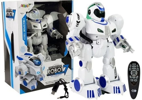 RC robotas Deformation, 20 cm, balta sp.