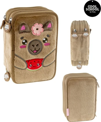 Tinka - Pencil Case Triple Capybara