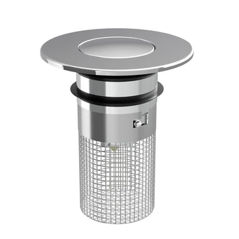 Kamštis praustuvui Granitan click-clack sietelis, chromas, 60 mm