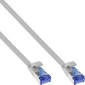 InLine® Flat patch cable, U/FTP, Cat.6A, TPE be halogenų, pilkas, 20m