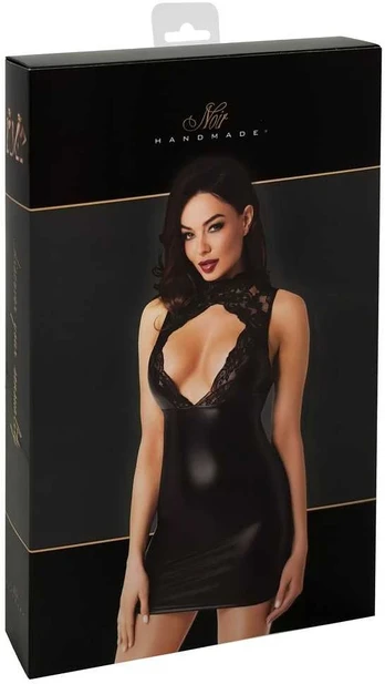 Noir Dress Lace S Seksuali suknelė