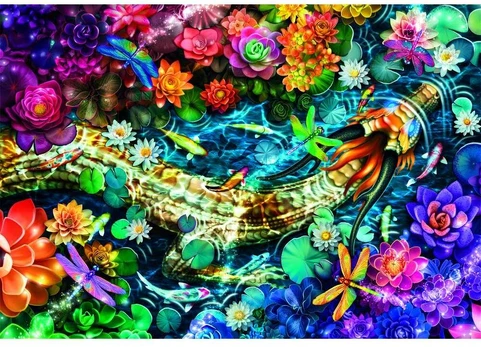 Clementoni CLE puzzle 1000 Compact Koi River 39939