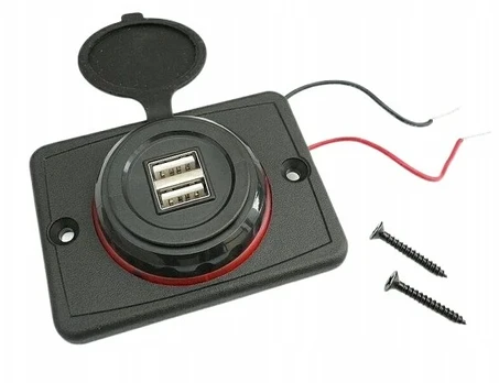 Carcommerce skirstytuvas-įkroviklis 12/24v - 2xusb - 3.1a - Kastor