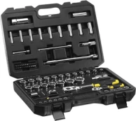 Įrankių rinkinys Stanley Socket Wrench Set STMT82831-1, 72 vnt. kaina