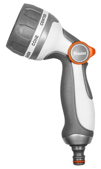 Pistoletinis purkštukas Bradas White Line Smooth Control, daugiafunkcinis
