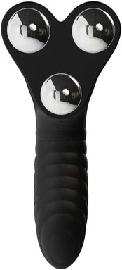 HOT StiVi Dual-Sided Intimate Massager, Silicone, Rechargeable, 17cm