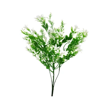 Dirbtinė puokštelė su baltais žiedais, 32 cm