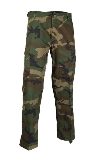 Mil-Tec TEESAR® US BDU RIP-STOP kelnės, WOODLAND