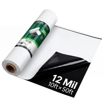 VEVOR 0,3 mm plastikinė plėvelė 3,05 x 15,24 m
