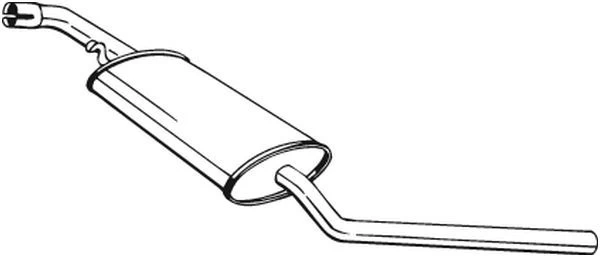 Vidurinis duslintuvas BOSAL 281-737
