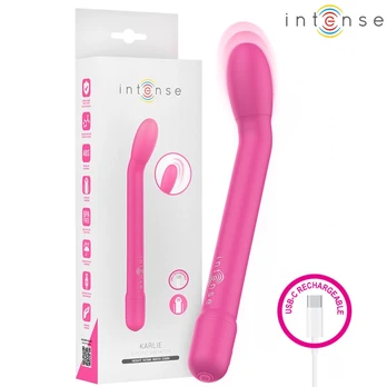 Intense Fun G-Spot Vibrating Device Pink 10 Modes USB Rechargeable 19cm