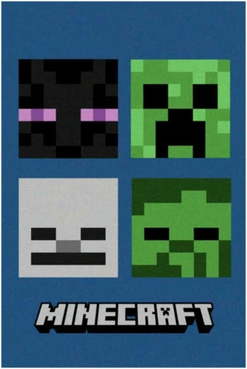 "Minecraft" pledas vaikams 100x150 cm