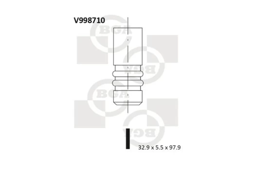 Įvado vožtuvas BGA V998710