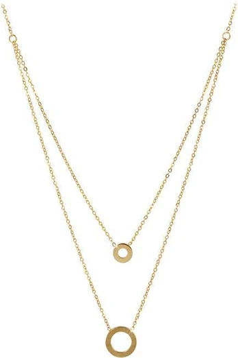 Troli Double Gold Plated Necklace
