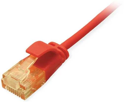 Equip Patchkabel Cat6A Slim U/UTP 2xRJ45 2.00m raudona LSZH Polybeutel