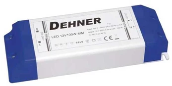 POWER TECHNIC APS USD Snappy ED Driver 100W 24VDC, - lille og robust, uden dæmp