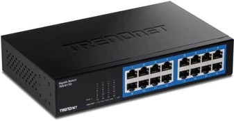 Šakotuvas TRENDnet Switch 16 Port Gbit Desktop Switch / w metal