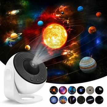 Led projektorius naktinė lempa Star projector, baltas
