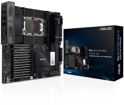 Pagrindinė plokštė ASUS PRO WS W790E-SAGE SE Intel W790 LGA 4677 (Socket E) EEB