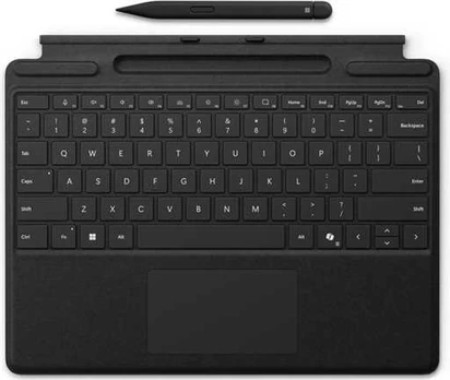 Klaviatūra Microsoft SURFACE PRO KEYB W COPILOT KEY PERP W PEN STORAGE NORDIC Juodas