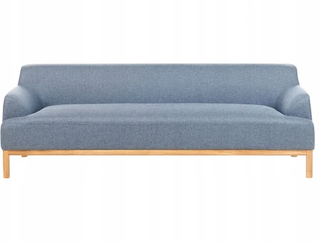 Beliani SOSJO 3 vietų sofa mėlyna