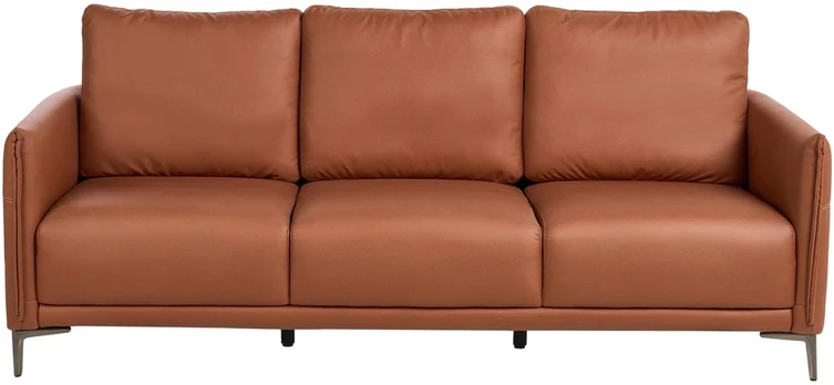 Beliani 3 vietų sofa CILENS Aukso ruda