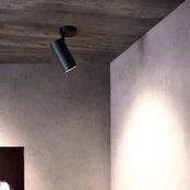 LED lubų šviestuvas Lucea 6, juodas, aliuminis, 2700 K