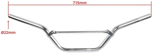 Other ATV CROSS ENDURO VAIRAS 22 mm SIDABRINIS