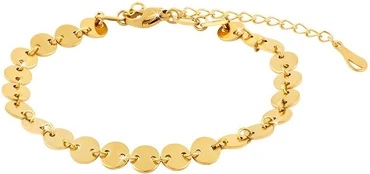Troli Gold plated steel bracelet kaina