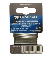 Lydmetalis KEMPER, 1,5 mm, 20 g, SN50% kaina