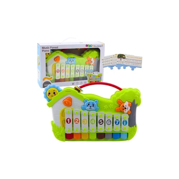 Lean Toys Musical Piano Forest Xylophone Note Cards 5pcs