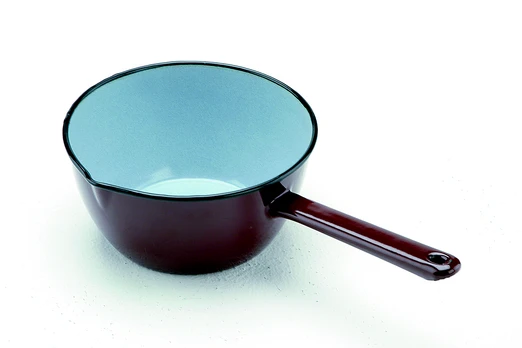 Ibili emaliuotas kaistuvas 12cm 0,3l.rudas