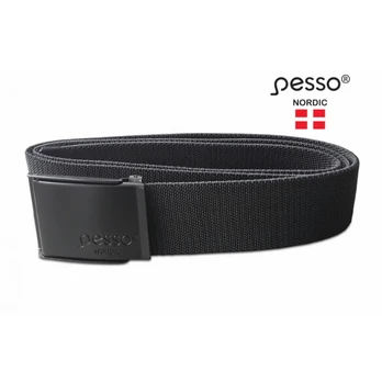 Diržas kelnėms, tekstilinis, tamprus, juodas, 120 cm, Pesso
