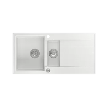 Plautuvė Quadron EVAN 156, HQE510050U1_BS_P2O, balta